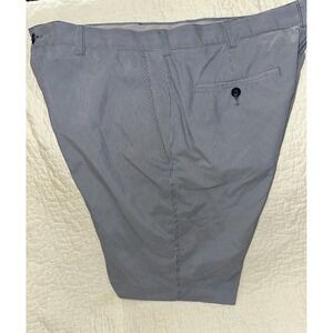 Men Performance Golf Shorts Size W34 10L Blue And White Pin Stripe PGA Tour